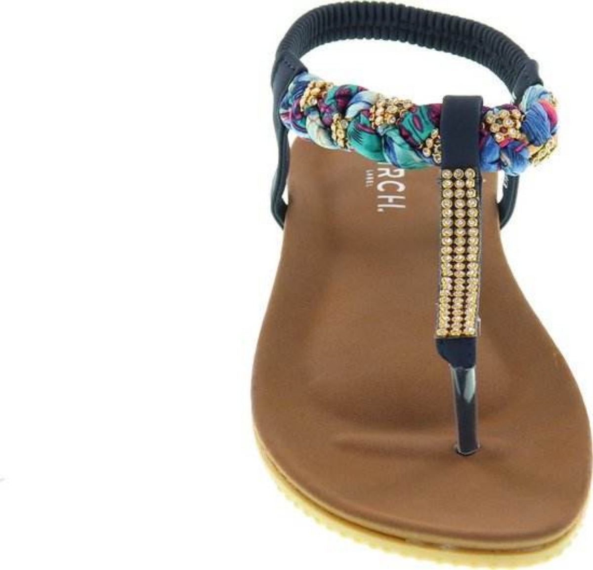 Ibiza slippers Eline dames – blauw