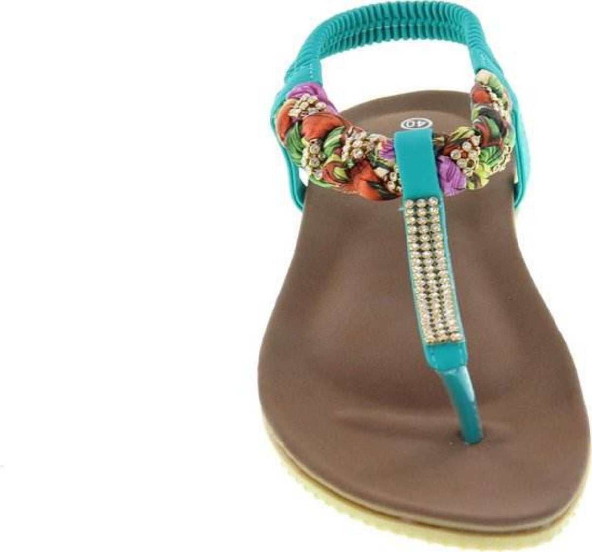 Ibiza slippers Eline dames – mintgroen