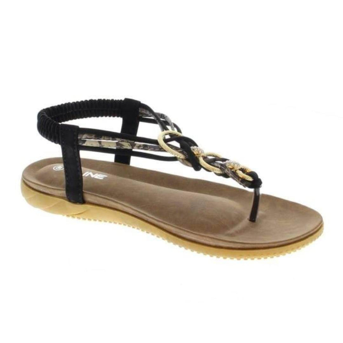 Sandalen Evy dames – zwart