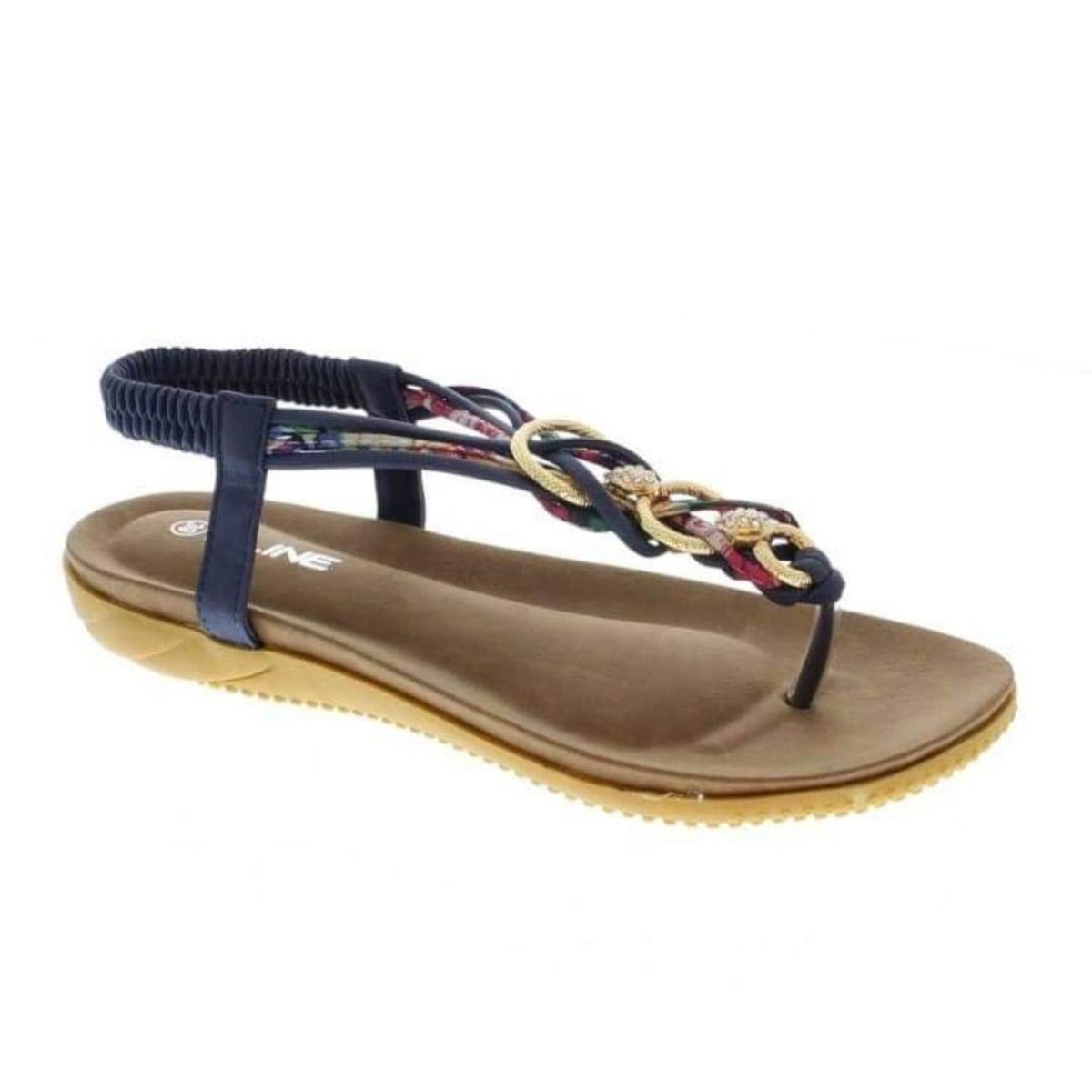 Sandalen Evy dames – navy