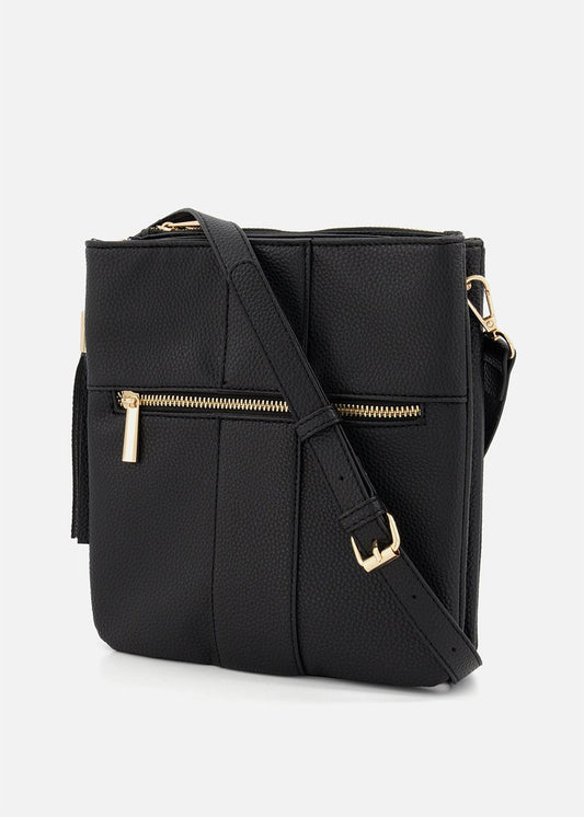 Zip Detail Crossbody Bag - Mrchlabel