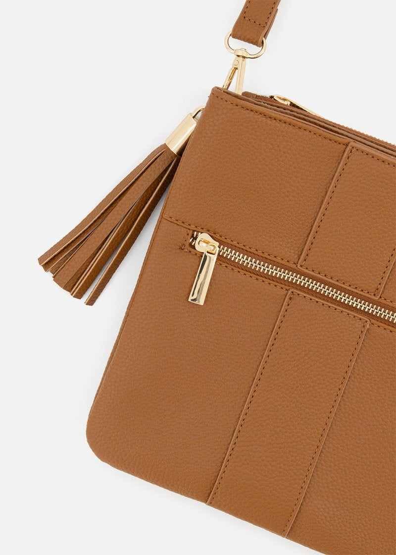 Zip Detail Crossbody Bag - Mrchlabel