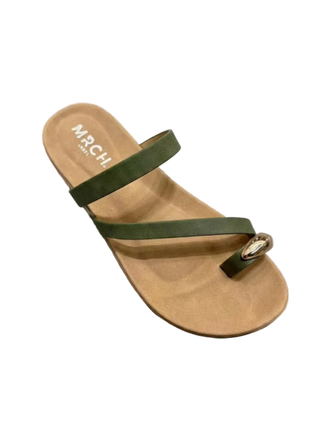 Sandalen Alba dames – olijfgroen
