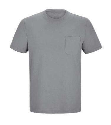 Plain Pocket Cotton T-Shirt | - Mrchlabel