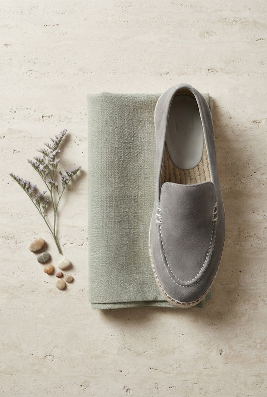 Suede Loafers Espadrilles - Mrchlabel