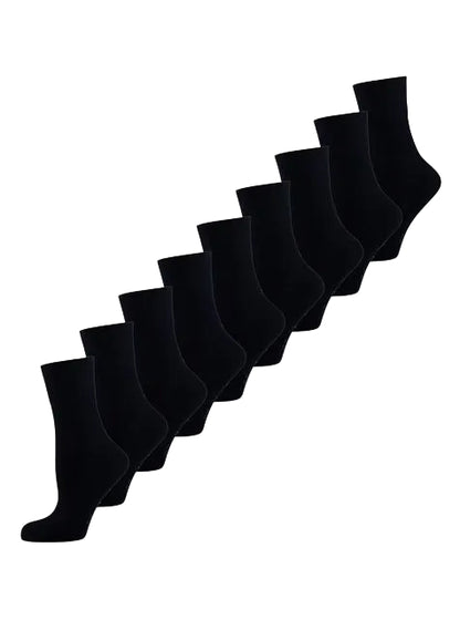 mrchlabel zwarte katoenen sokken 10-pack