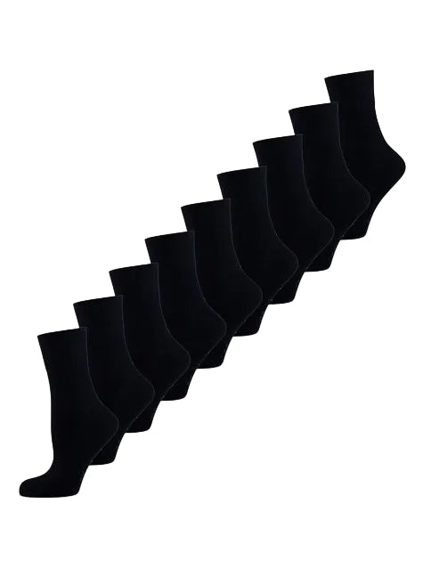 mrchlabel zwarte katoenen sokken 10-pack