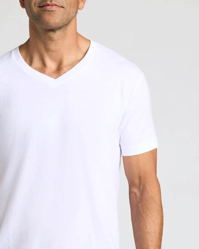 All White V-Neck 3-Pack - Mrchlabel