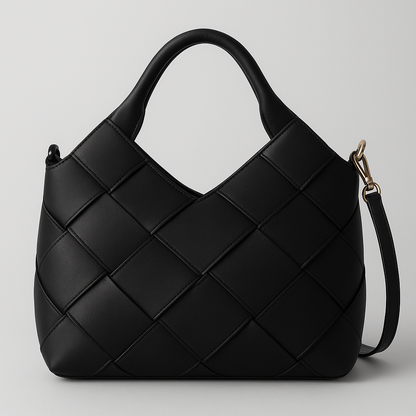 MRCHLABEL “Luxe Weave” Tote — Handcrafted Woven Leather Bag