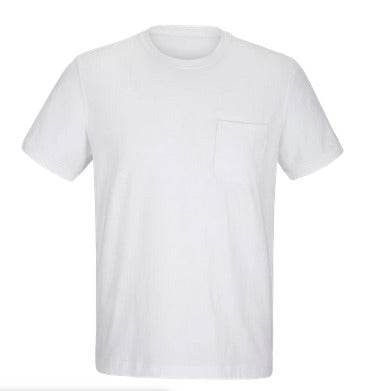Plain Pocket Cotton T-Shirt | - Mrchlabel