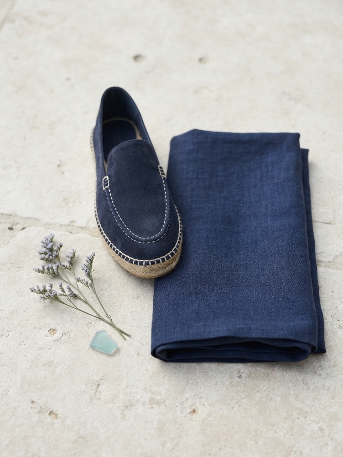 Suede Loafers Espadrilles