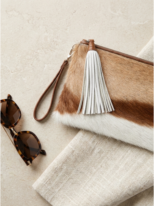 Natalie Springbok Hide Handbag |