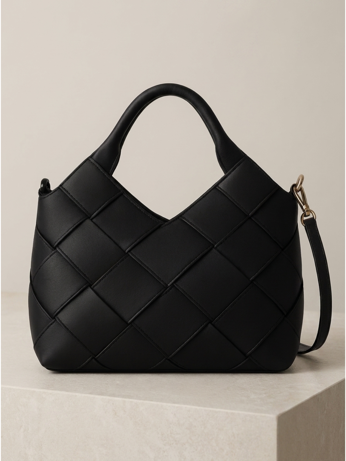 MRCHLABEL Luxe Weave Leren Tote Bag - Mrchlabel