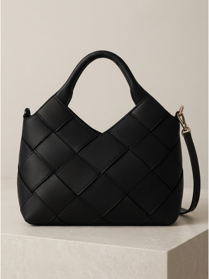 MRCHLABEL Luxe Weave Leren Tote Bag - Mrchlabel