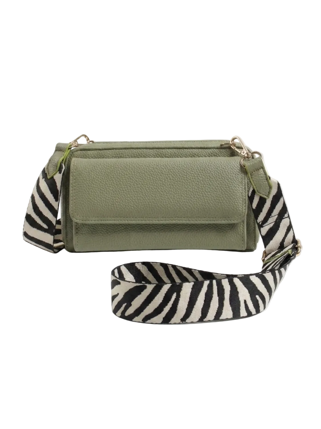 Faux Leather Crossbody Bag - Mrchlabel