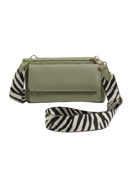 Faux Leather Crossbody Bag - Mrchlabel