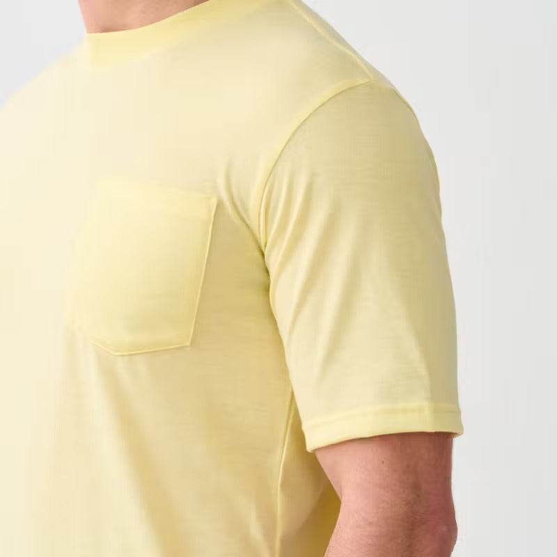 Plain Pocket Cotton T-Shirt |