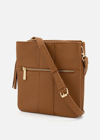 Zip Detail Crossbody Bag - Mrchlabel
