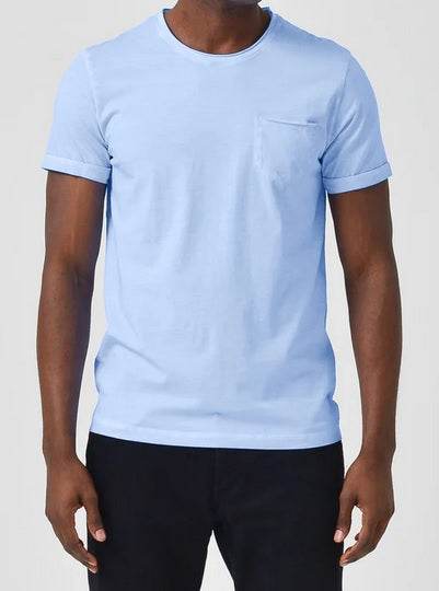 Plain Pocket Cotton T-Shirt |