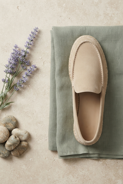 Suede Loafers Espadrilles - Mrchlabel
