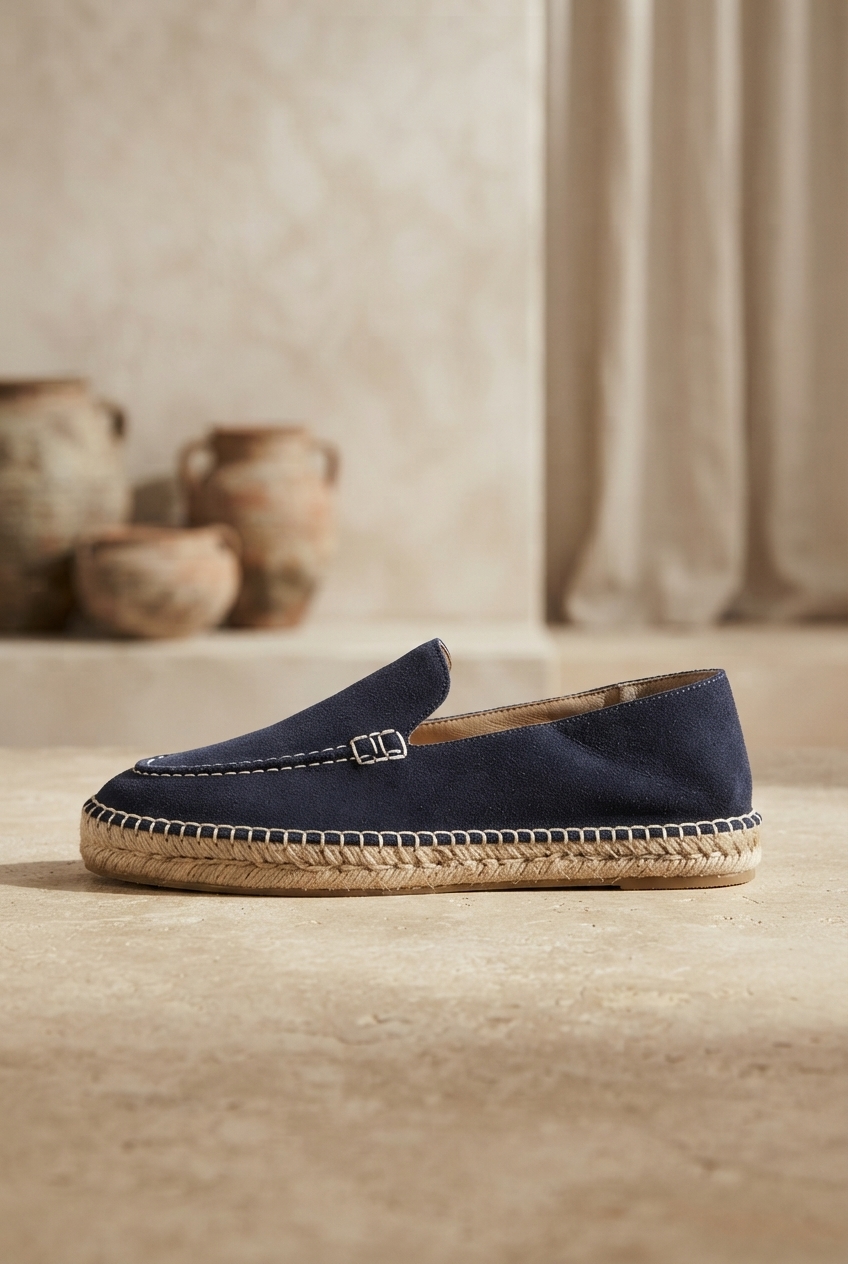 Suede Loafers Espadrilles - Mrchlabel
