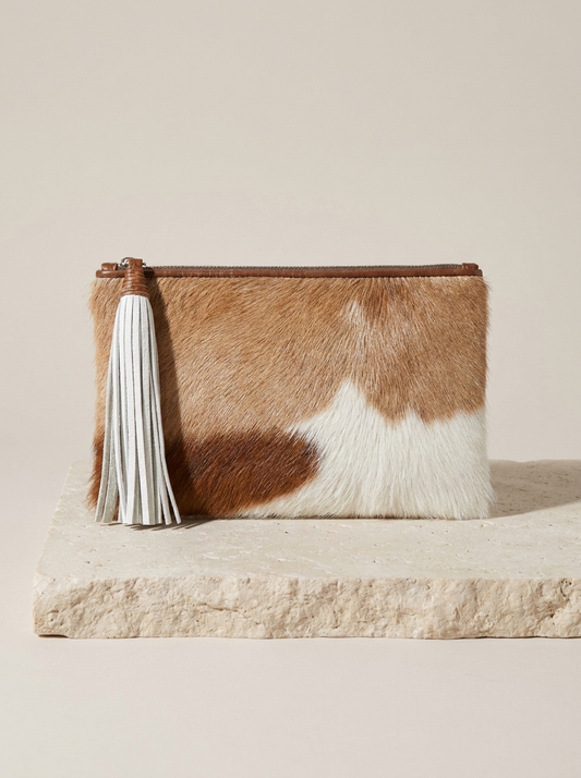 Natalie Springbok Hide Handbag |