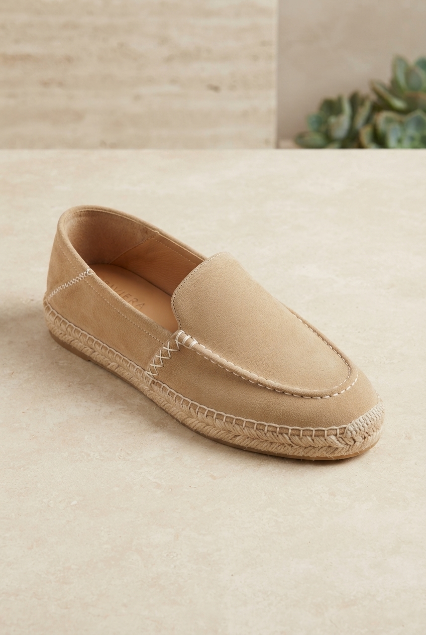 Suede Loafers Espadrilles - Mrchlabel