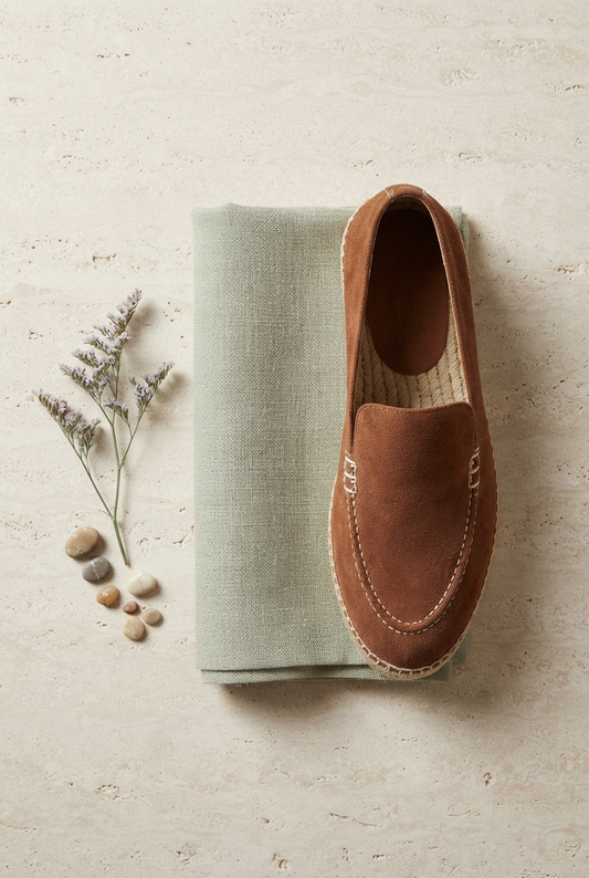 Suede Loafers Espadrilles - Mrchlabel