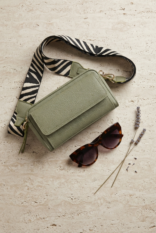 Faux Leather Crossbody Bag - Mrchlabel