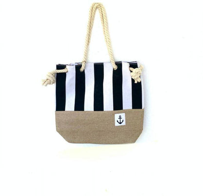 Anchor Striped Tote Bag